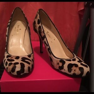 Kate Spade Leopard Heels